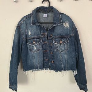 NOBO Cropped jeans jacket, Size Small